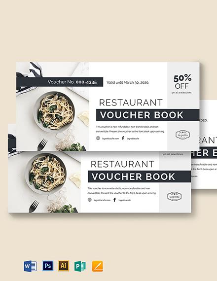 21+ Restaurant Voucher Templates - Illustrator, Word, Pages, Photoshop, Publisher