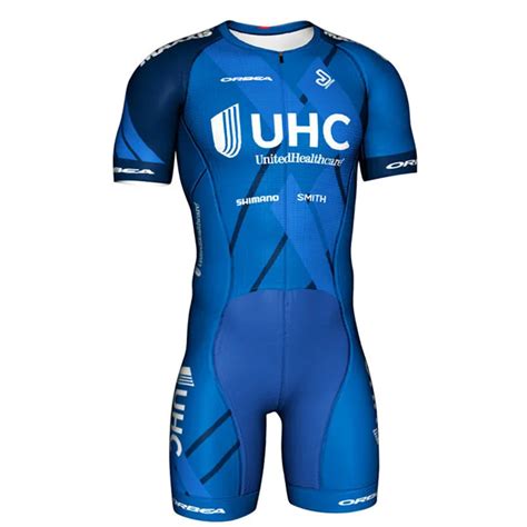 Jakroo UHC Pro Team Uniform Men's Short Sleeve Cycling Jumpsuit ...