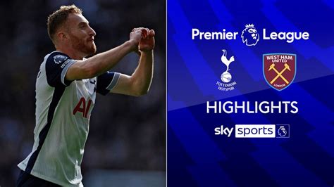 Tottenham Hotspur 4-1 West Ham | Premier League highlights | Football ...