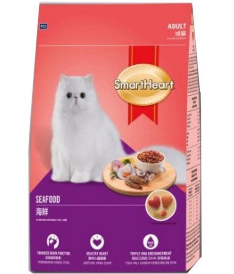 Smartheart Cat Food Seafood 3kg | Poshaprani.com