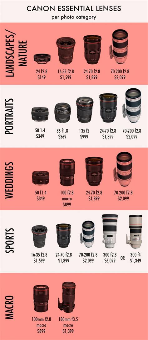 Different Types of Camera Lenses: Our Essential Guide