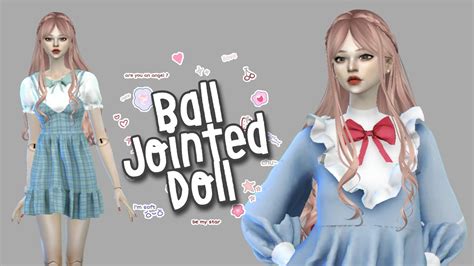 The Sims 4 CAS | BJD Doll + CC LINKS Downloads - YouTube