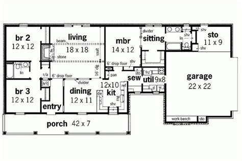 Elegant 1600 Square Foot Ranch House Plans - New Home Plans Design