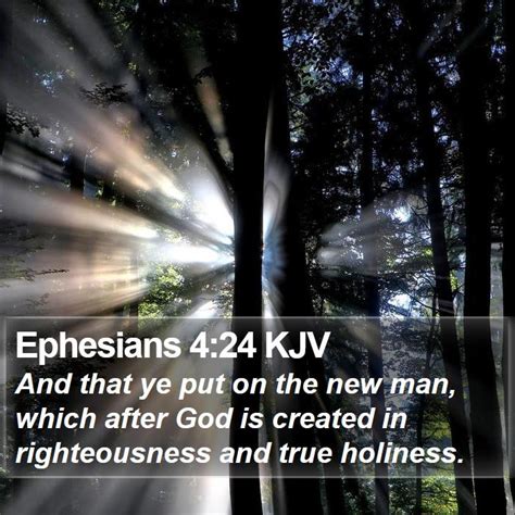 Ephesians 4:24 KJV Bible Verse Images