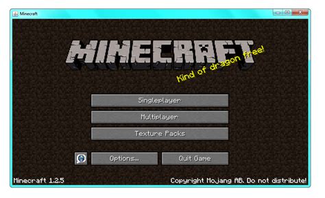 [1.2.5] Classic Minecraft Main Menu Background - Minecraft Mods ...