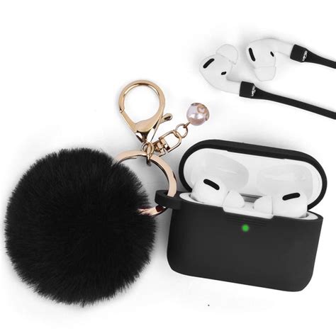 Classy Black Keychain Case for Airpods Pro - Classy Case™ | Classy Cases for iPhone and Galaxy