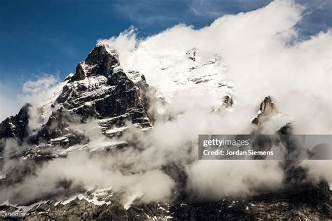 Mountains In The Swiss Alps High-Res Stock Photo - Getty Images