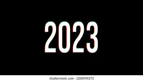 2023 Text On Black Background Stock Illustration 2200959273 | Shutterstock