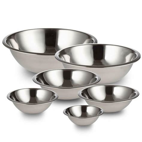 Crestware Commercial 6-Piece Professional Mixing Bowl Set - Other ...