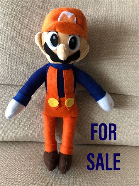 Custom limited edition Mario plush by SonicIsdabewst on DeviantArt