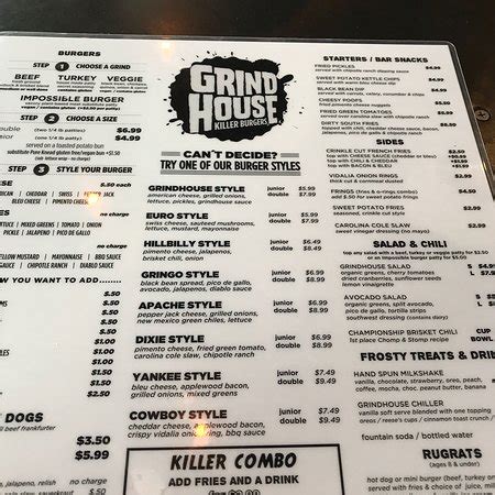 Grindhouse Killer Burgers, Atlanta - 1842 Piedmont Ave NE - Menu, Prices & Restaurant Reviews ...