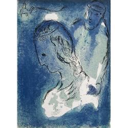 MARC CHAGALL Lithograph, 1956 Bible