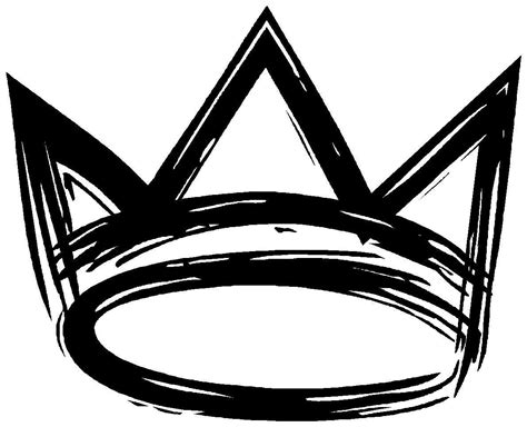 Black and White Crown Logo - LogoDix