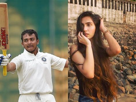 Prithvi Shaw's Rumored Girlfriend Prachi Singh Praises Shaw On ...