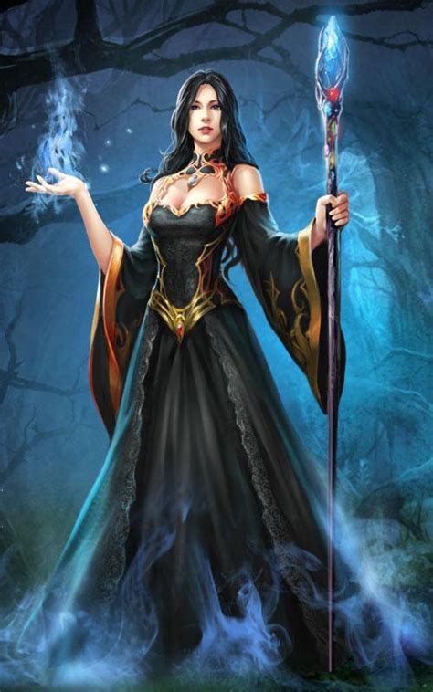 female sorcerer fantasy - Búsqueda de Google | Female wizard, Fantasy art women, Fantasy women