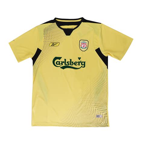 Liverpool Yellow Jersey - Liverpool Retro Yellow Soccer Jersey Mens ...