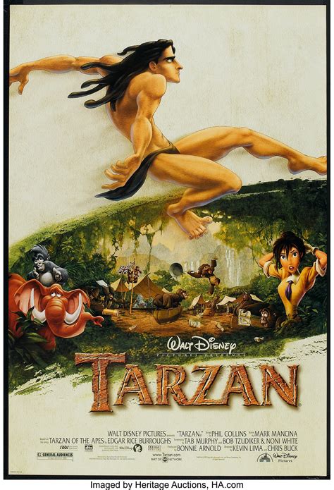 Tarzan (1999) – Original Disney One Sheet Movie Poster - Hollywood ...