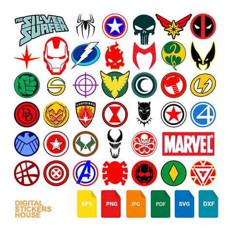 Marvel Superhero Logo Svg Marvel Svg Symbol Superheroes Svg Super Hero ...