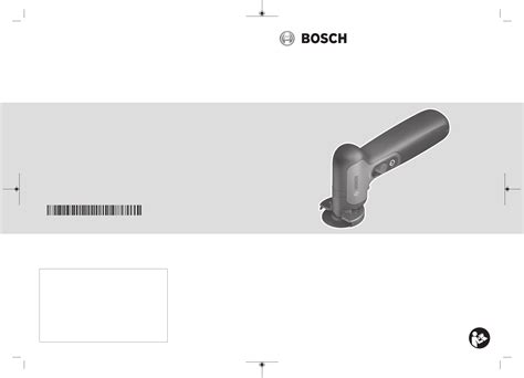 User manual Bosch EasyCut&Grind (English - 247 pages)