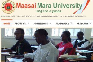 Maasai Mara University- courses, fee structure, intake,