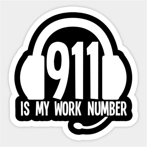 911 Dispatcher Funny - 911 Dispatcher - Sticker | TeePublic