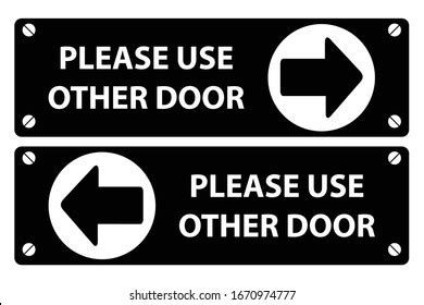 Please Use Other Door Sign Funny: Hilarious Signs Guaranteed to Make You Laugh and Click!