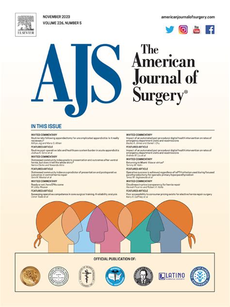 Table of Contents page: The American Journal of Surgery