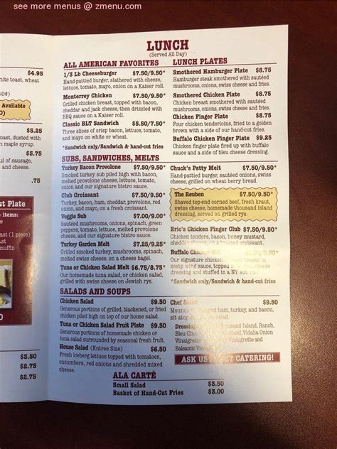 Menu at Java Bistro pub & bar, Simpsonville