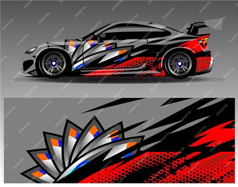 Premium Vector | Car wrap design vector. graphic abstract stripe racing ...