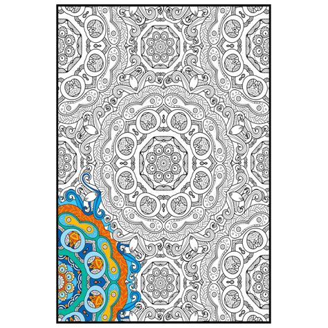 Joy Of Coloring Adult Coloring Poster 24"X36" 1/Pkg-Mandala - Walmart.com