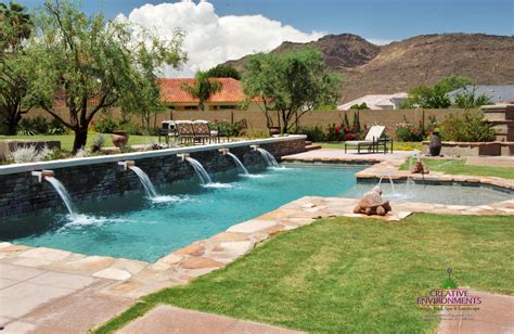 In Arizona, custom swimming pools, hot tubs, and spas are an integral part of most custom ...