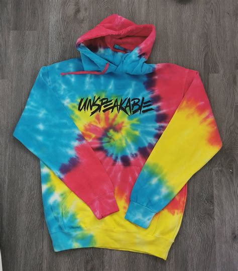 Flip/ Unspeakable Tie Dye Merch Kids Hoodie / Youtube Gaming | Etsy UK