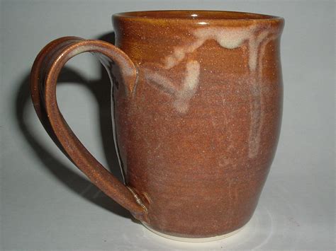 Unique Coffee Mug Handmade Stoneware Pottery by LendseyPottery