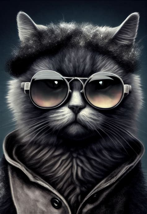 Wall Art Print | Cool Cat with sunglasses | Europosters