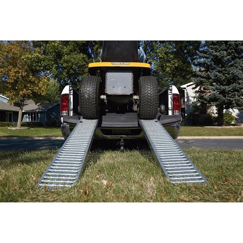 Ironton Non-Folding Steel Loading Ramp Set 1000-Lb. Total Capacity, 6ft ...