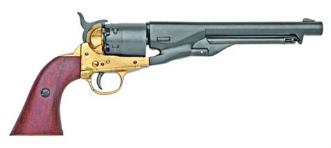Civil War M1860 Brass Finish Pistol - The United States Replica Gun Company