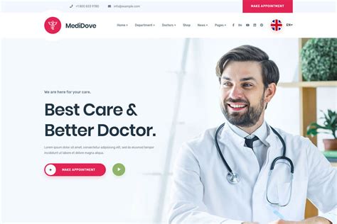 25+ Best Hospital Website Templates 🏥 2023 [For Doctors, Nurse, Medical]