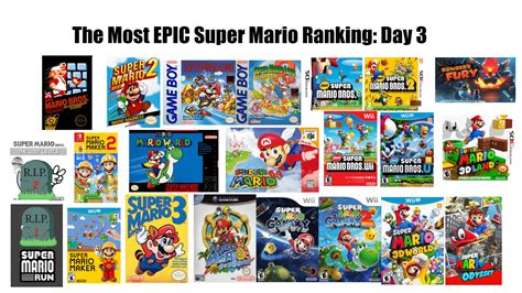 The Most EPIC Super Mario Ranking: Day 3 --- Super Mario Bros The Lost ...