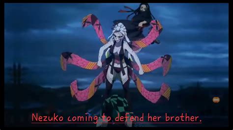 How the fight against Nezuko vs Daki began (Read desc!) - YouTube