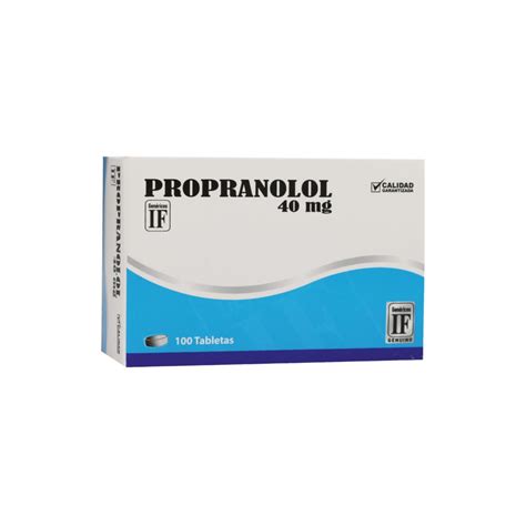 PROPRANOLOL 40 mg IF – Ibero Fármacos