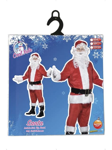 Deluxe Santa Costume & Beard | Smiffys