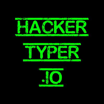 HackerTyperIO (Hacker Typer) · GitHub