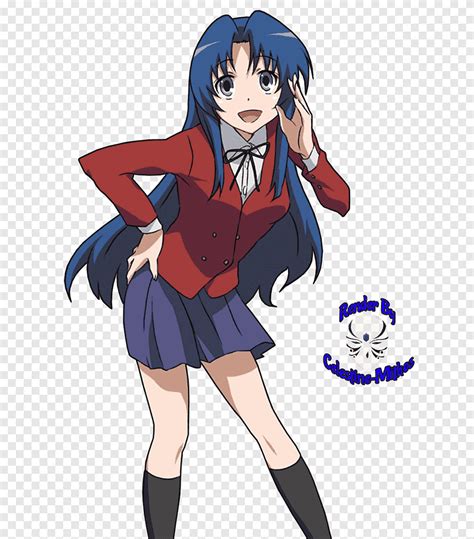 Ami Kawashima Anime Minori Kushieda Toradora! Character, Anime, black ...