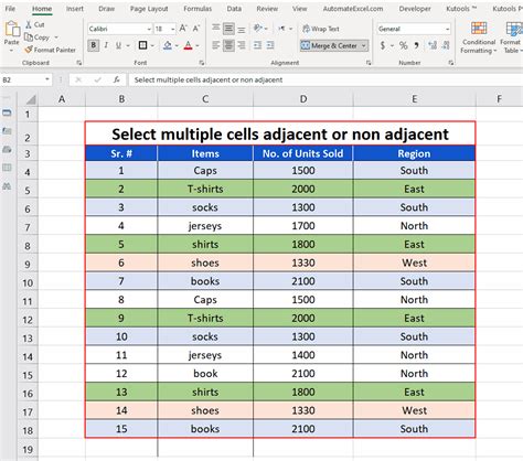 How To Select Multiple Cells In Excel With Keyboard - Printable Templates
