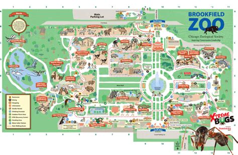 Chicago Zoological Society - Zoo Map Brookfield Zoo!! | Brookfield zoo, Zoo map, Zoo chicago