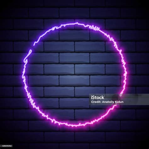 Creative Vector Illustration Of Neon Lamp Sign Art Design Isolated Bulb Banner Abstract Concept ...