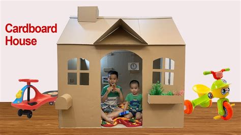 Cardboard House For Kids Diy