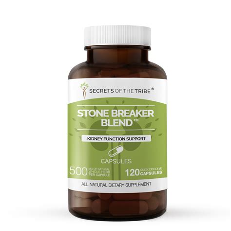 Stone Breaker Blend 120 Capsules, 500 mg, Stonebreaker, Burdock, Yucca ...