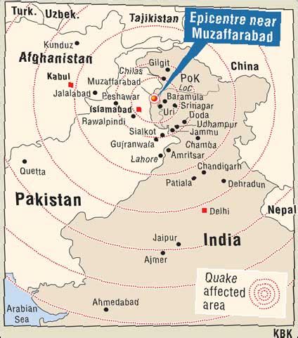 Kashmir Earthquake Epicentre