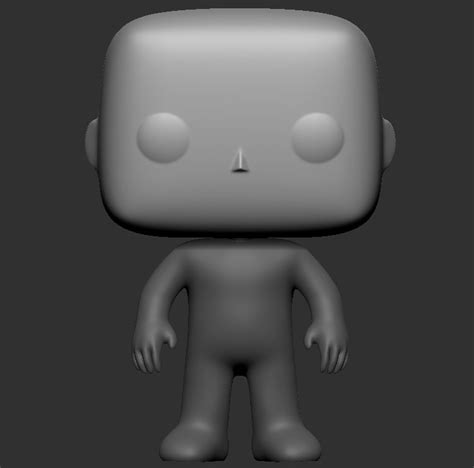 OBJ file Funko Pop Base for 3D Printing 🎲・Template to download and 3D ...